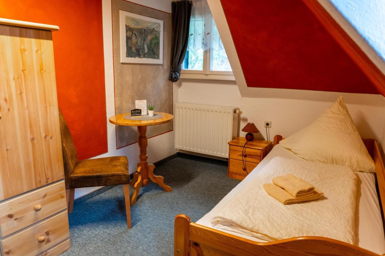 Pension Schrammsteinbaude Bad Schandau Esterno foto