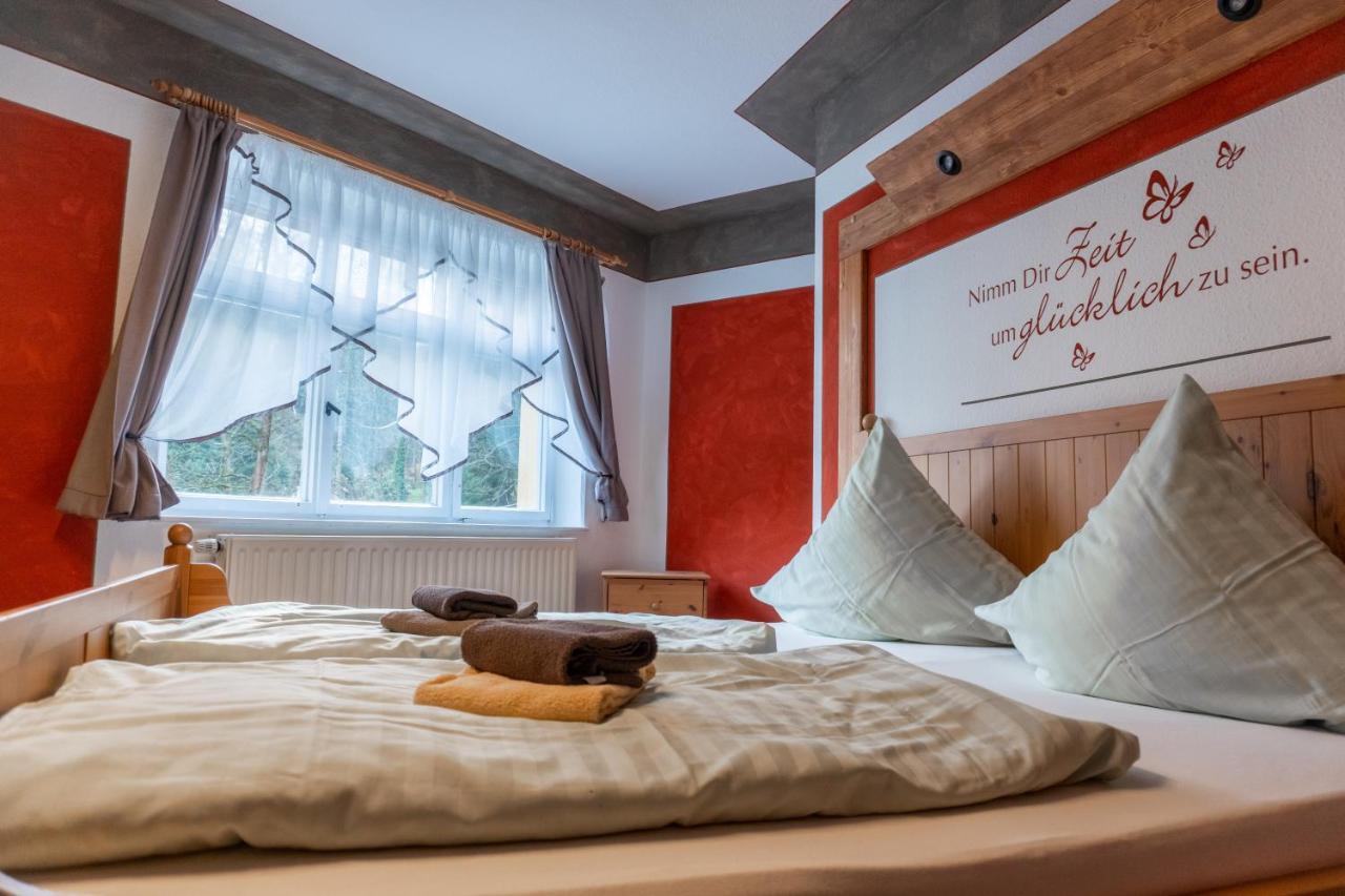 Pension Schrammsteinbaude Bad Schandau Esterno foto