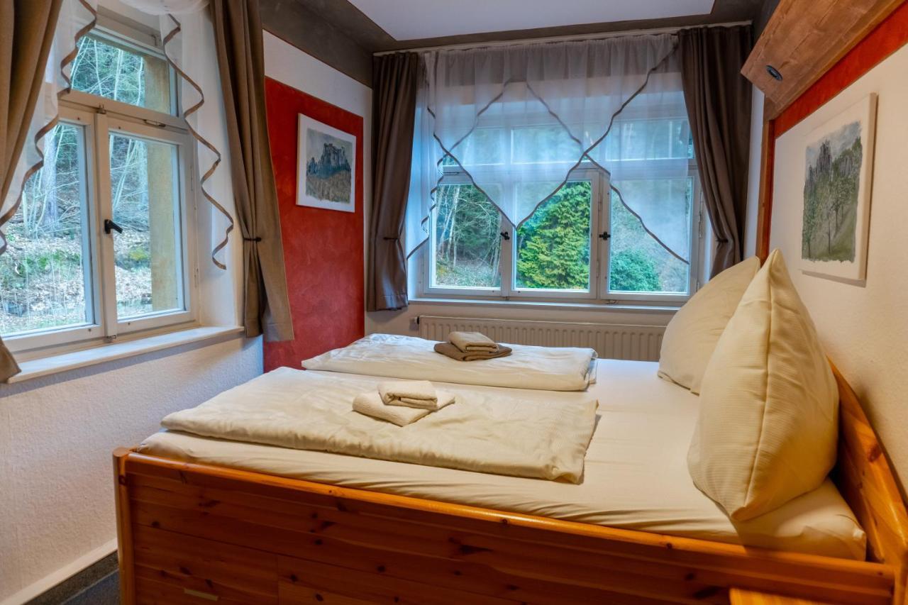 Pension Schrammsteinbaude Bad Schandau Esterno foto