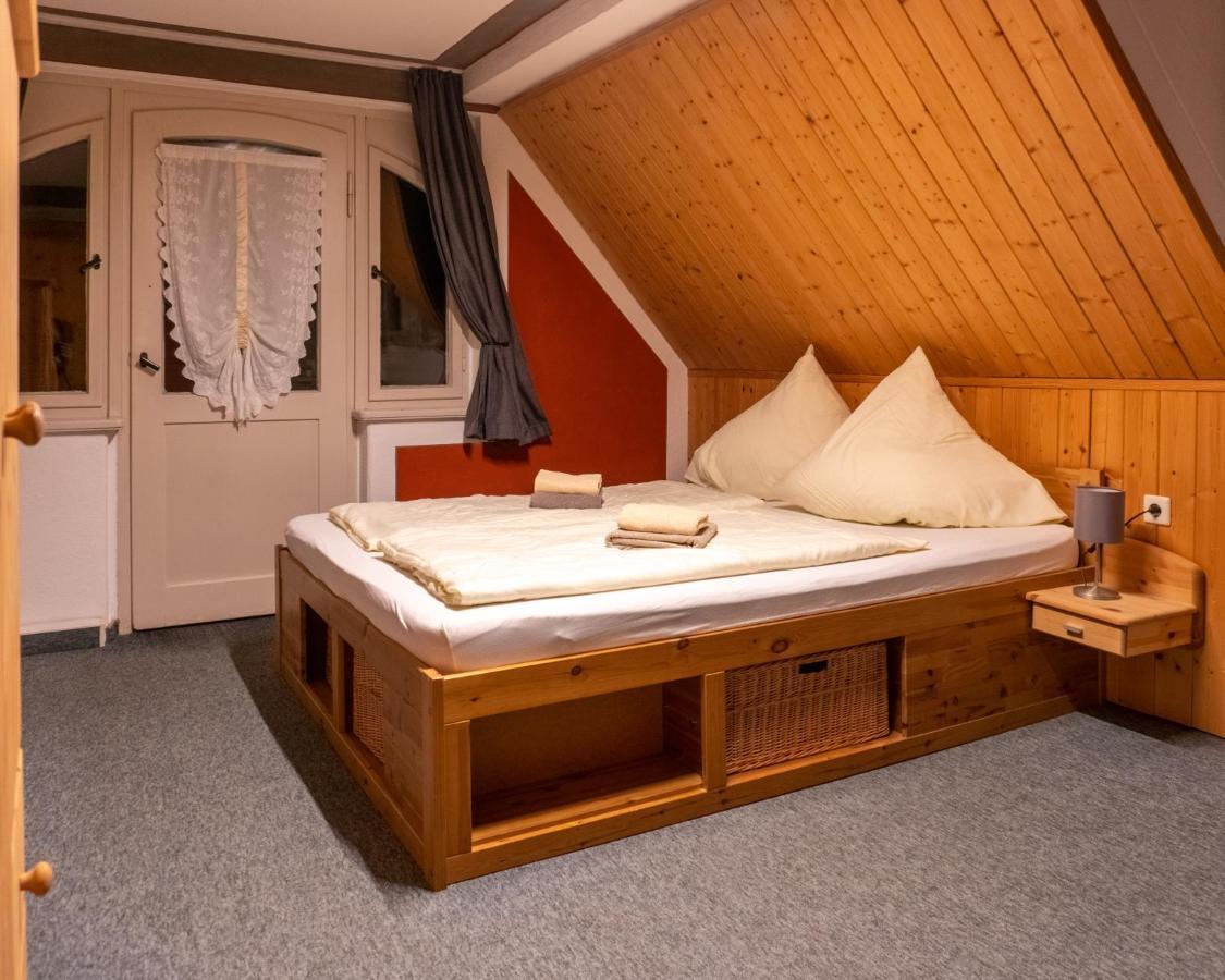 Pension Schrammsteinbaude Bad Schandau Esterno foto