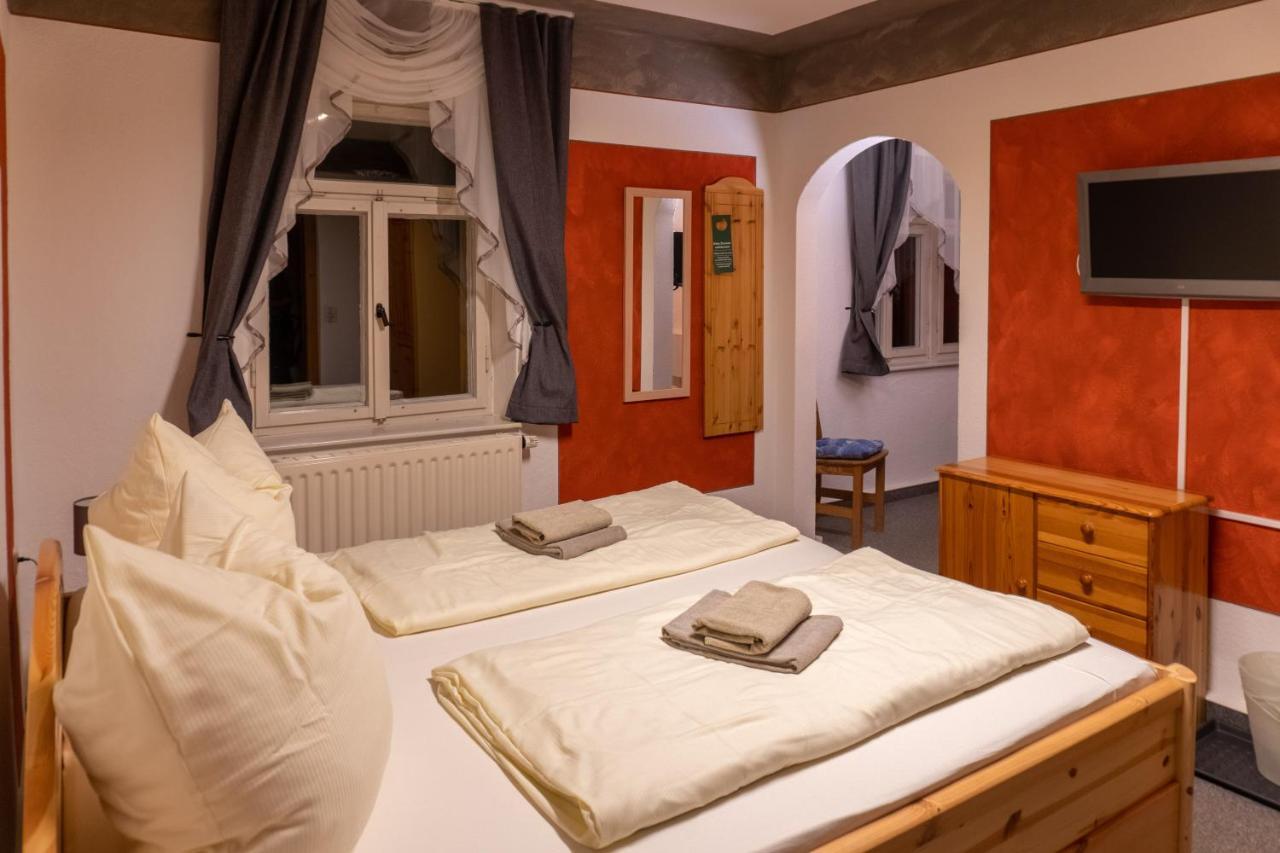 Pension Schrammsteinbaude Bad Schandau Esterno foto