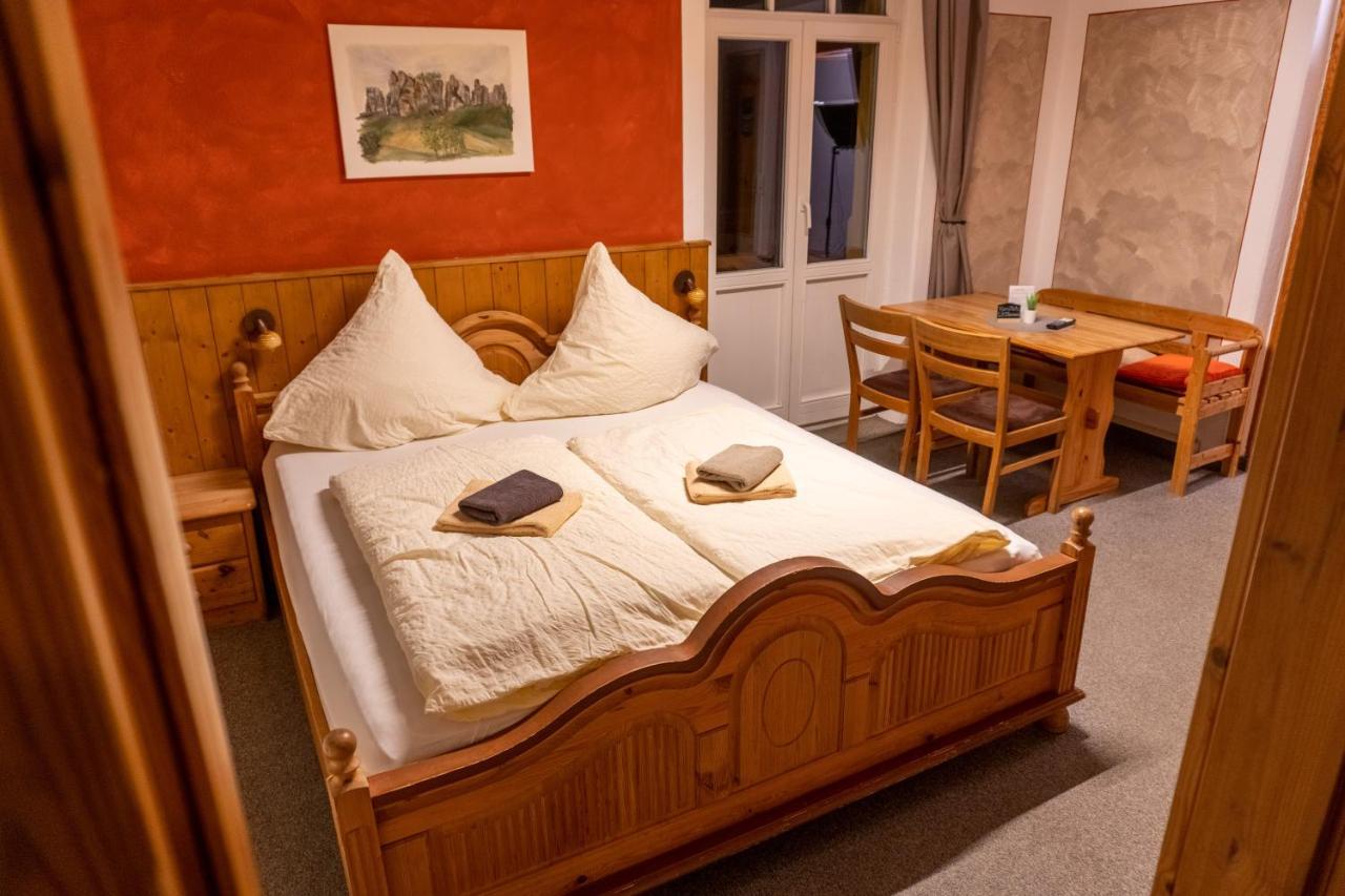 Pension Schrammsteinbaude Bad Schandau Esterno foto