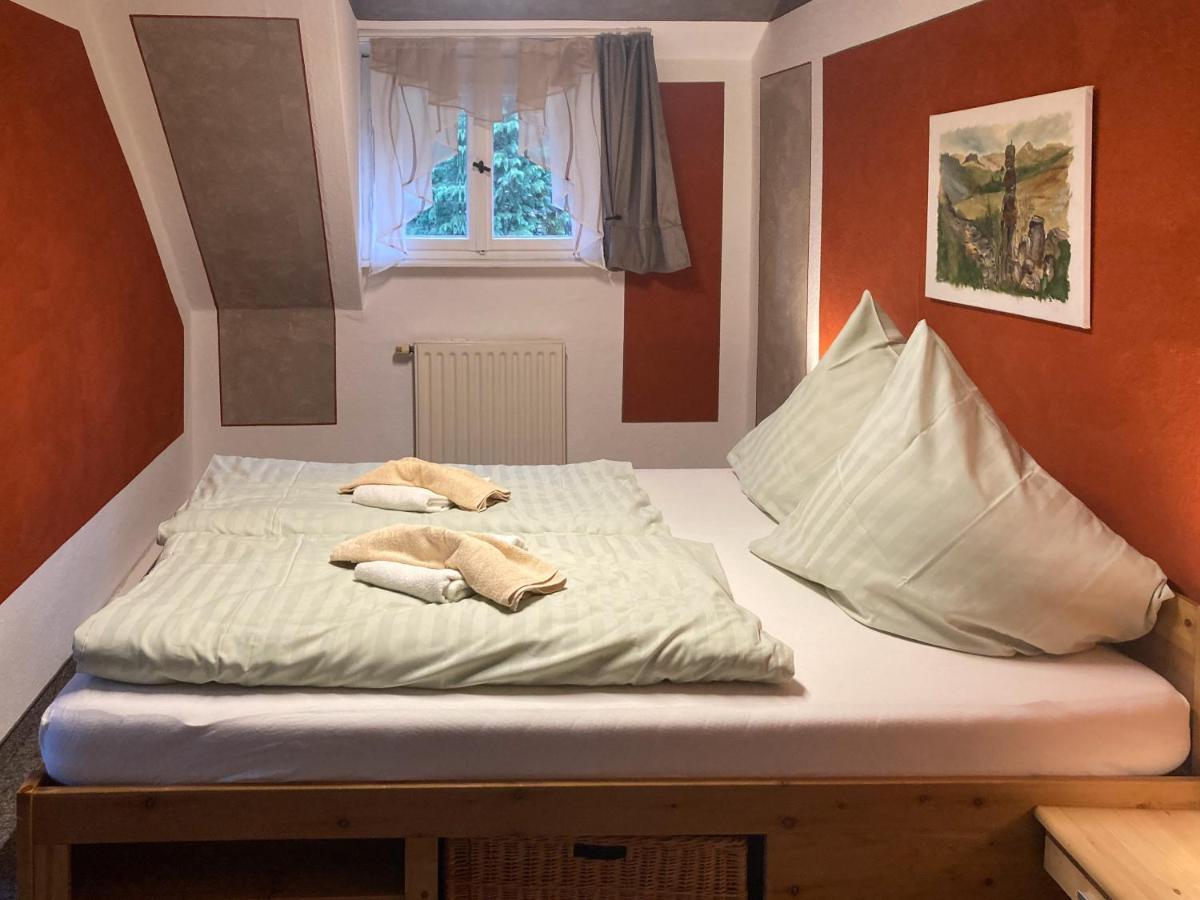 Pension Schrammsteinbaude Bad Schandau Esterno foto